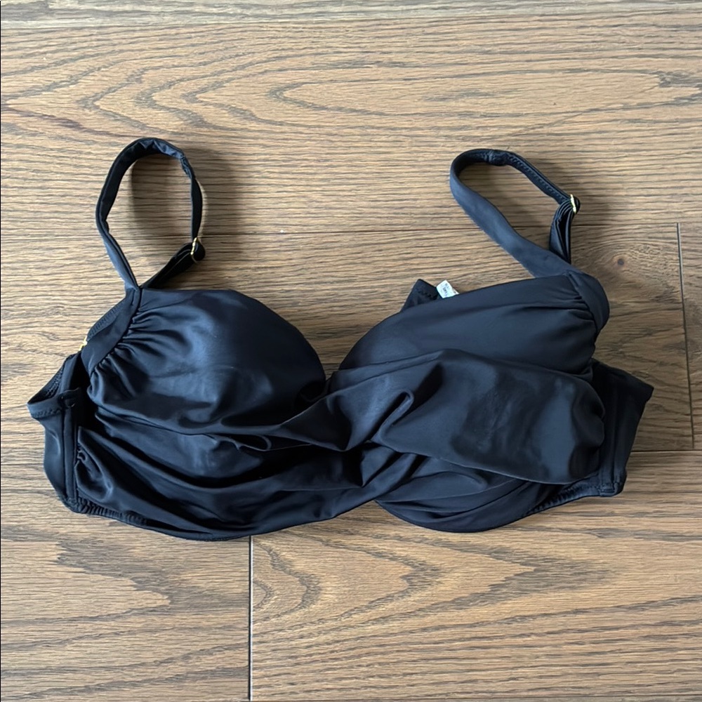 Soma Black Bikini with Molded Cups and Adjustable Straps